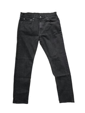 Levi's Men's Black 512s Tapered, 36 Waist/ 29 Leg